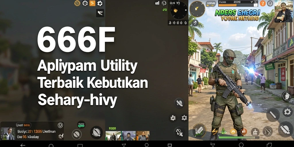 Tampilan antarmuka aplikasi Utility 666F yang menarik dan informatif.