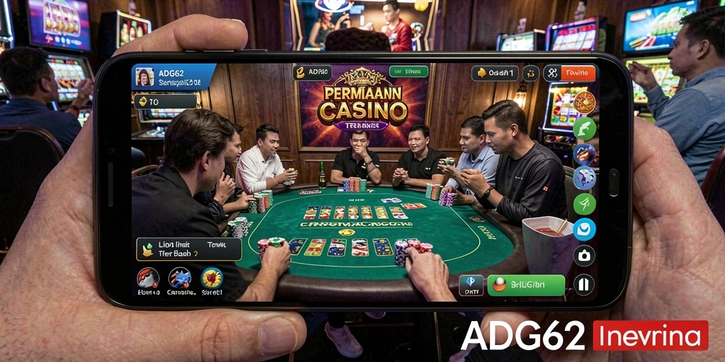 Gameplay live casino yang mendebarkan dan interaktif di ADG62.