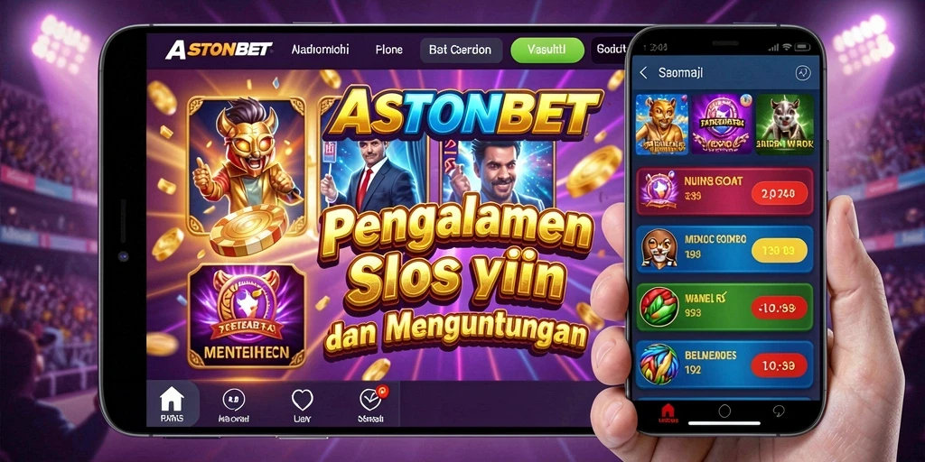 Tampilan menarik dari gameplay slot ASTONBET yang penuh antusiasme.