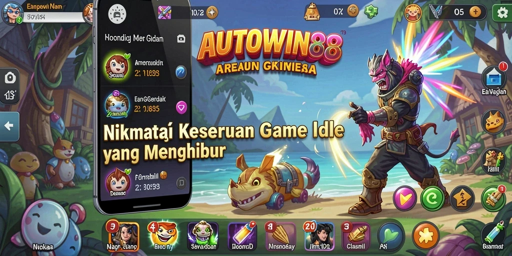 Screenshot gameplay AUTOWIN88 menunjukkan perkembangan kerajaan yang menarik.