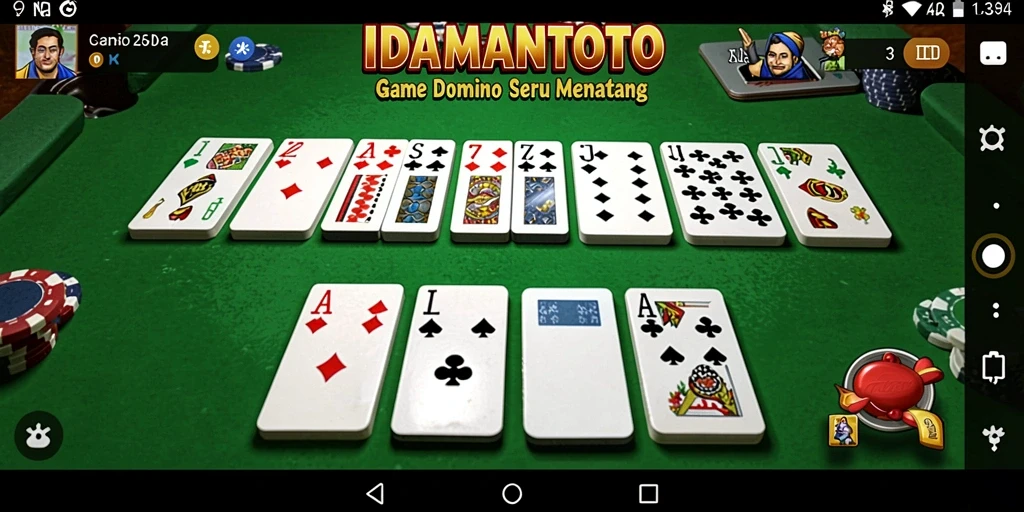 Tampilan gameplay menarik dari IDAMANTOTO.