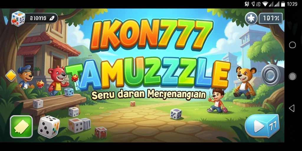 Screenshot utama menunjukkan gameplay Puzzle yang seru dan mendebarkan.