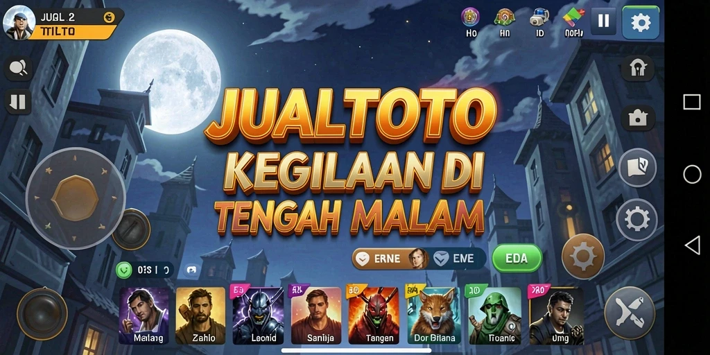 Gameplay seram dengan suasana mencekam di JUALTOTO.