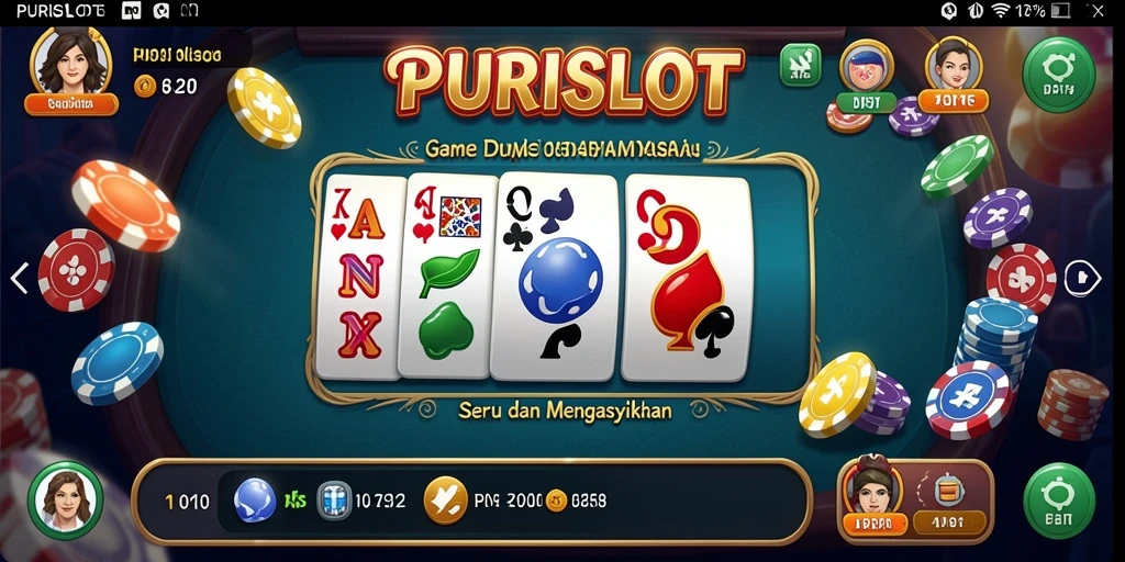 Tampilan gameplay Domino yang mengasyikkan dan interaktif.