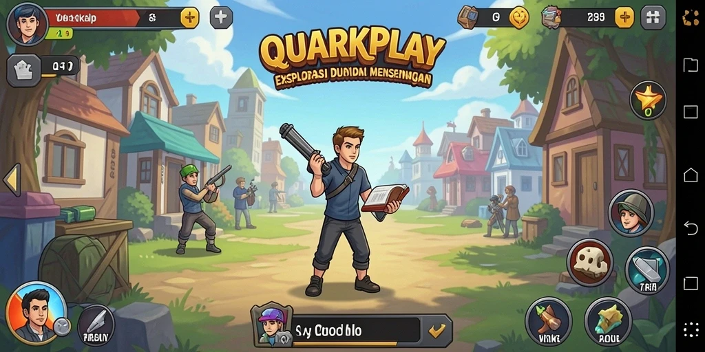 Tampilan gameplay Idle yang menarik di QUARKPLAY.