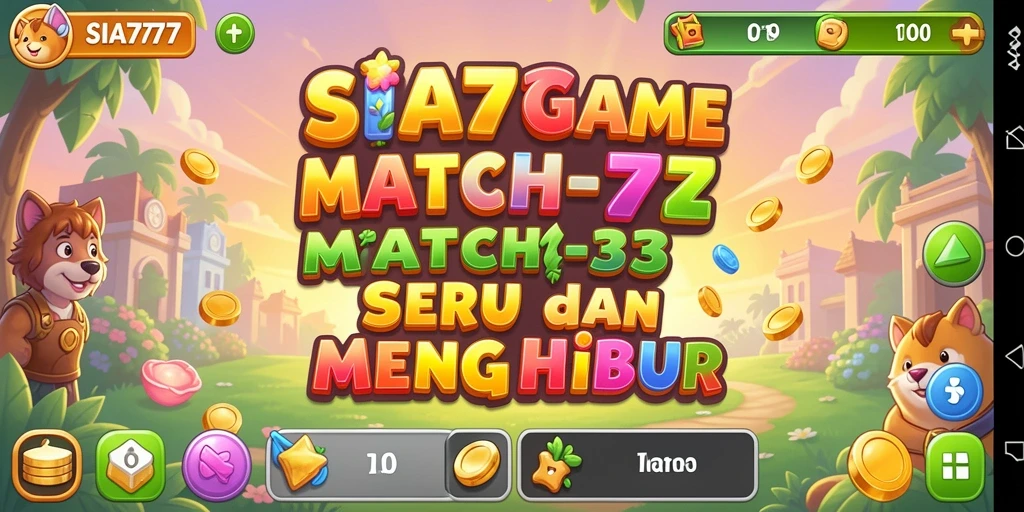 Screenshot gameplay SIA777 yang menunjukkan momen mencocokkan simbol.