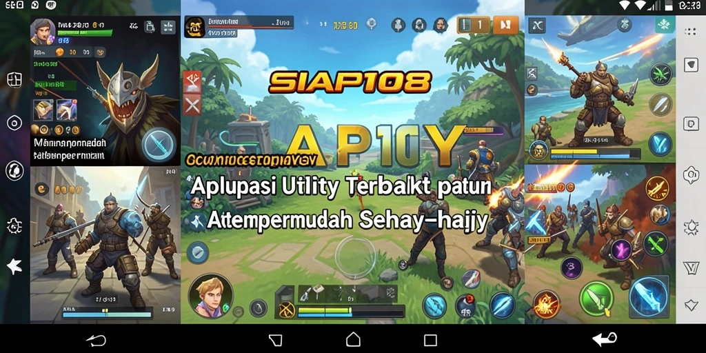 Tampilan intuitif aplikasi SIAP108 yang memudahkan manajemen waktu.